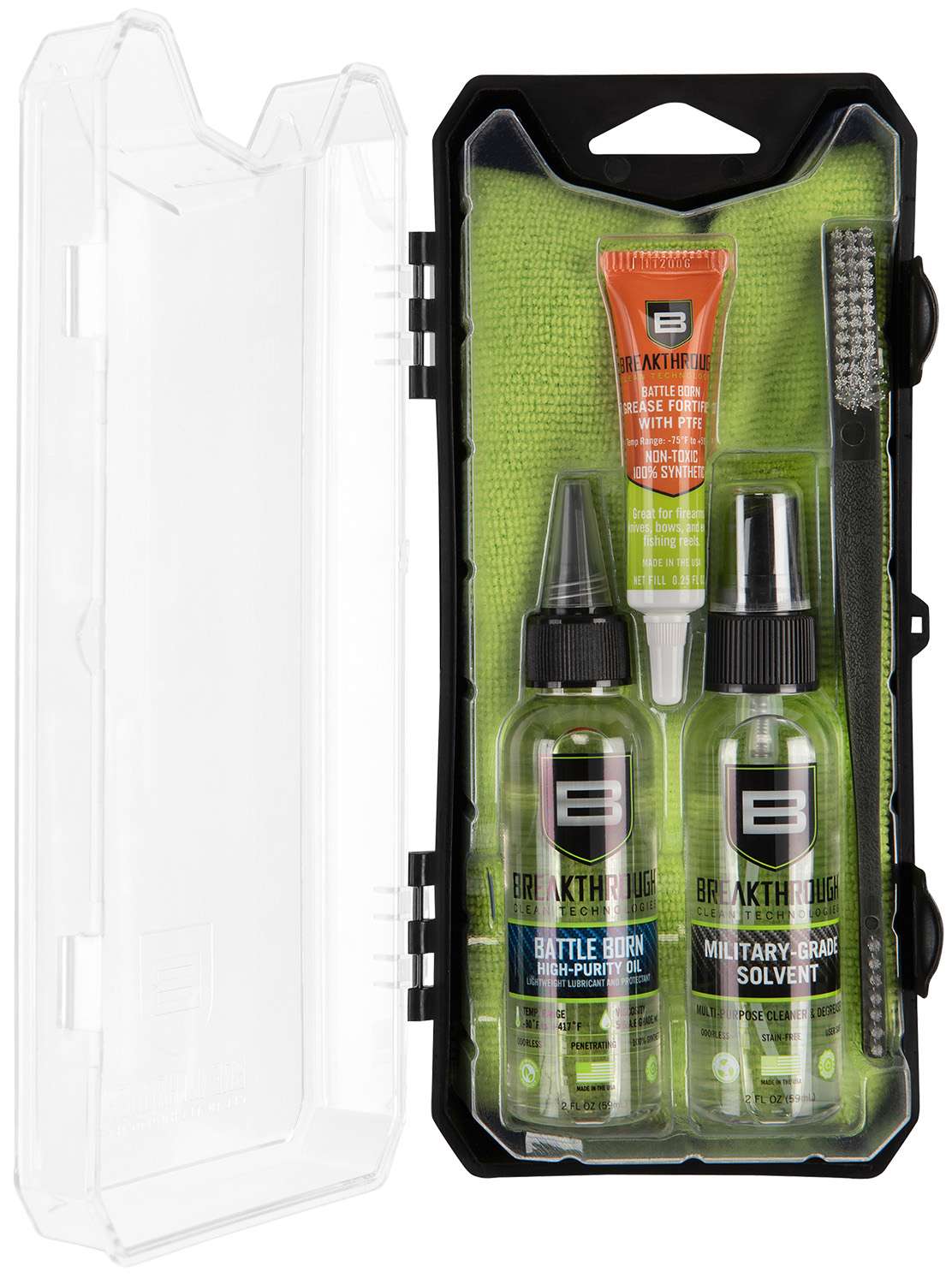 Breakthrough Clean BT101 Basic Cleaning Kit Multi-Caliber/Green 1 Breakthrough Clean BT101 Basic Cleaning Kit Multi-Caliber/Green