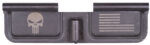 Spikes SED7005 Ejection Port Door Punisher and Flag AR-15 Black Phosphate Steel
