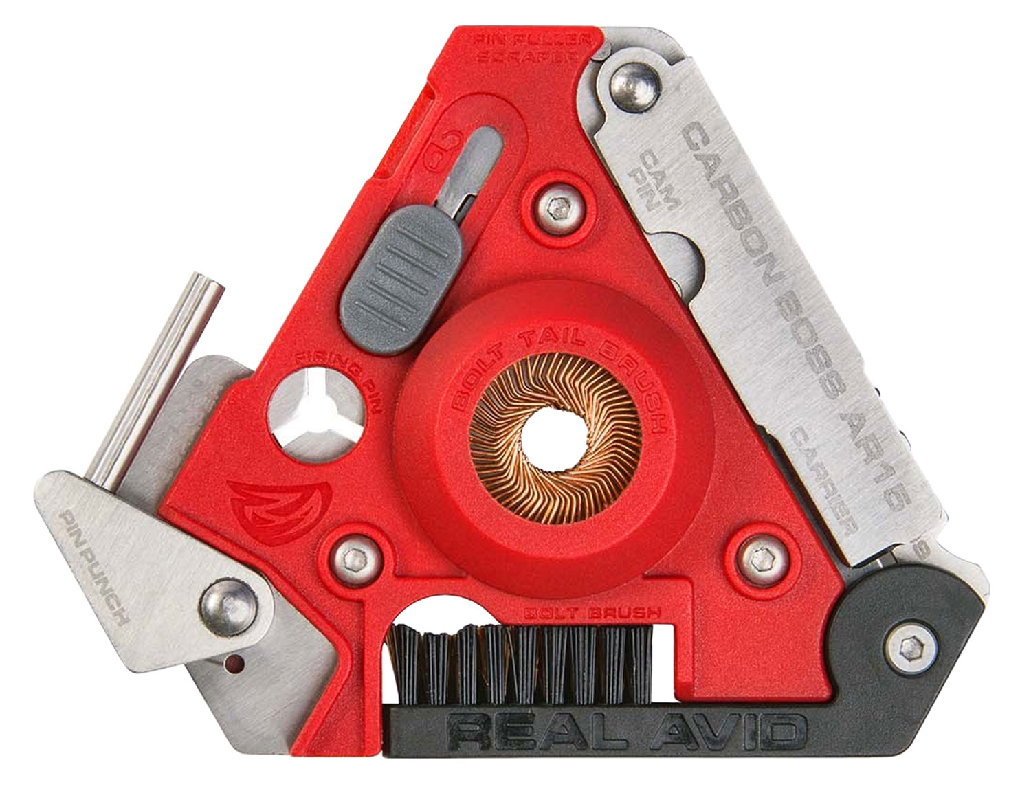 Real Avid AVCARBAR15 Carbon Boss AR-15 Firearm Multiple Bronze/Nylon Bristles Includes Nylon Case 1 Real Avid AVCARBAR15 Carbon Boss AR-15 Firearm Multiple Bronze/Nylon Bristles Includes Nylon Case