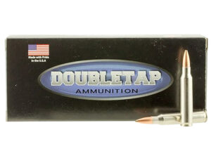 Double Tap Ammunition 338 Lapua Magnum 300 Grain Hollow Point Boat Tail Rifle Ammunition