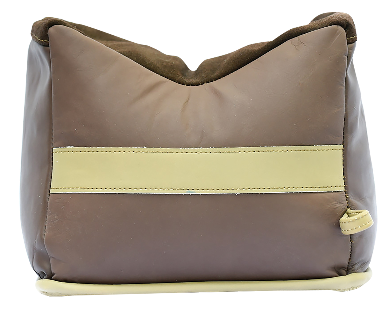 BenchMaster Bench Bag Rifle Large 1 BenchMaster Bench Bag Rifle Large Brown Leather Front Accessory