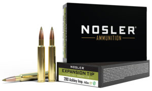Nosler E-Tip 280 Ackley Improved 140 Grain Lead Free Rifle Ammunition