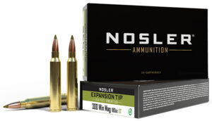 Nosler E-Tip 300 Winchester Magnum 180 Grain Lead Free Ammunition