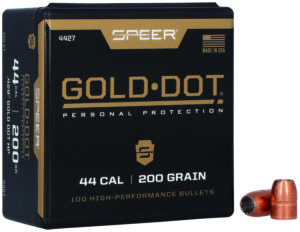 Speer Gold Dot Personal Protection 44 Caliber 200 Grain Hollow Point Ammunition