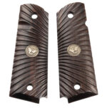 Wilson Combat 351MFS Side Panel Grips Full Size Starburst Cocobolo