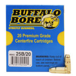 Buffalo Bore Ammunition 25B20 Heavy Strictly Business 357Sig 125gr Full Metal Jacket Flat Nose 20 Per Box/12 Case