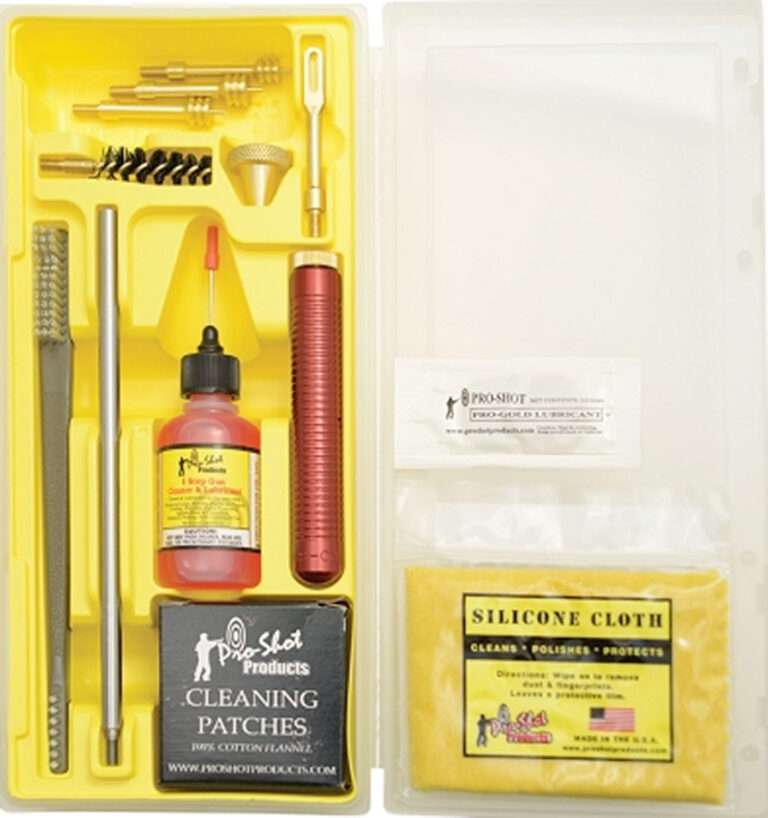 Pro-Shot Classic Box Kit 38 45 Caliber Pistol Cleaning Kit
