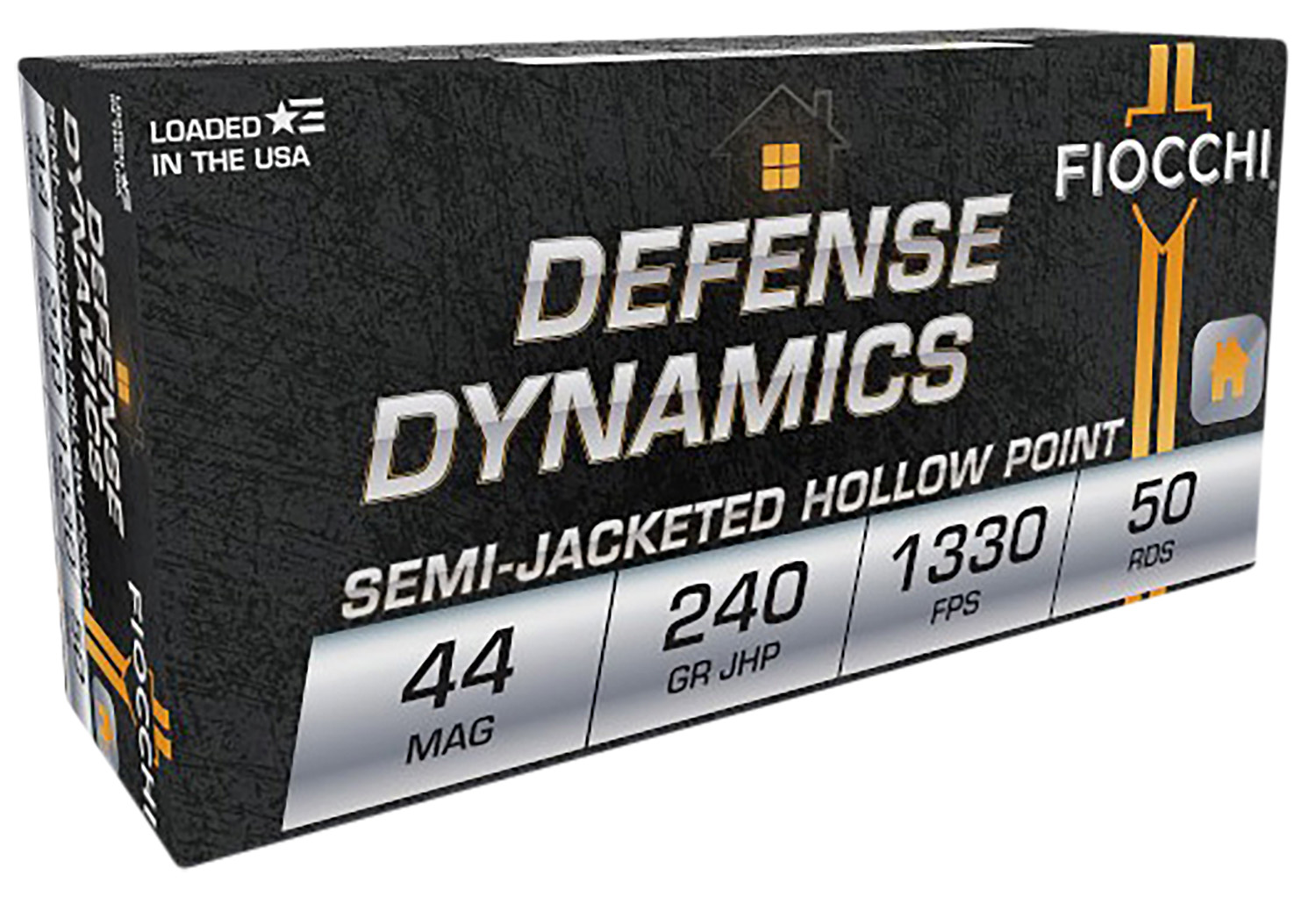 Fiocchi Defense Dynamics 44 Magnum 240 Grain Jacketed Hollow Point Ammunition 1 Fiocchi Defense Dynamics 44 Magnum 240 Grain Jacketed Hollow Point Ammunition