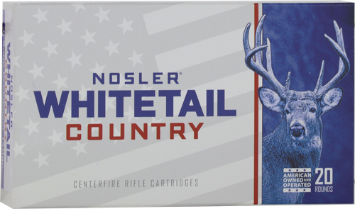 Nosler Whitetail Country 6.5 Creedmoor 140 Grain Solid Base Ammunition