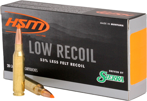 HSM Low Recoil 6.5mm Creedmoor 140 Grain Soft Point Boat Tail Ammunition