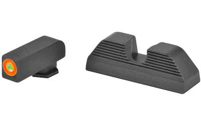 AmeriGlo UC Tritium Protector Front Sight for Glock Low Orange Black