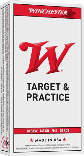 WINCHESTER USA 40 SW 165GR FMJ - TRUNCATED CONE 50RD 10BX/CS 1 WINCHESTER USA 40 SW 165GR FMJ - TRUNCATED CONE 50RD 10BX/CS
