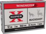 WINCHESTER SUPER-X 12GA 3" - #1 BUCK 24 PELLETS 5RD 50BX/CS