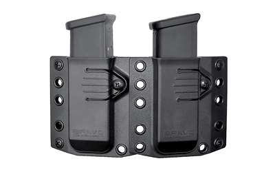 Bravo Concealment Double Magazine Pouch for Glock 19 and P320 Large Black