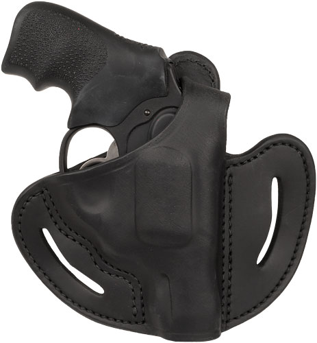 1791 Gunleather Revolver Thumb Break OWB Holster Right Hand J Frame Black