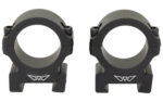 WARNE VAPOR HORIZ 1" SCOPE RINGS MED