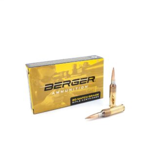 Berger 6mm Creedmoor 105 Grain Hybrid Target Match Grade Rifle Ammunition