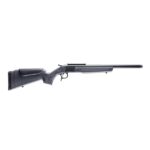 CVA Scout Single Shot Rifle .300 Blackout 16.5" Threaded Blued Barrel Grey Stock 0 MOA Pic Rail