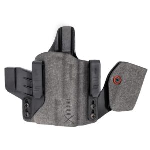 Safariland Incog-X Glock 43X/48 MOS Red Dot Sight Black and Gray Right Hand Inside Waistband Holster with Magazine Caddy