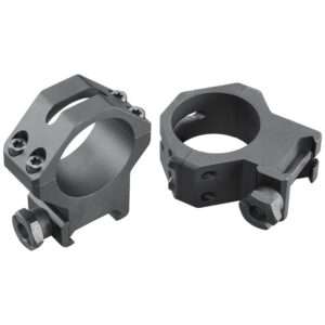 Weaver 4-Hole Tactical Picatinny 30mm Aluminum Scope Rings High Matte Black
