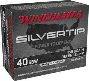 Winchester Silvertip 40 S&W 155 Grain Hollow Point Ammunition