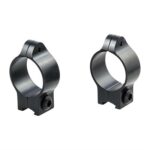 1'' LOW (0.35'') 11MM DOVETAIL RINGS, BLACK