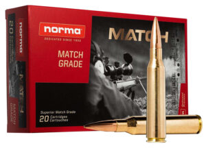 Norma Dedicated Precision Golden Target Match 338 Norma Magnum 300 Grain Ammunition