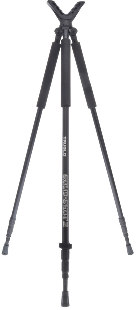 Truglo Solid-Shot 22-68 Inch Adjustable Tripod Black Aluminum Accessory