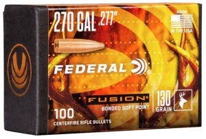 Federal Fusion 270 Winchester 130 Grain Soft Point Ammunition