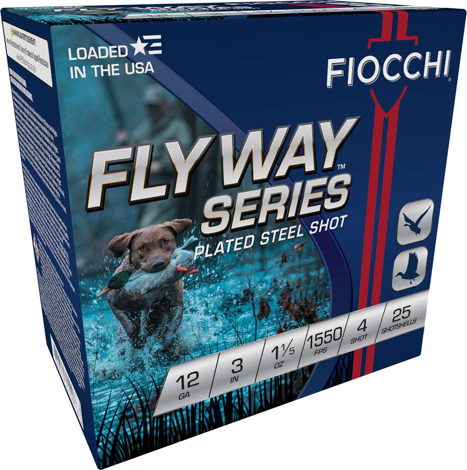 Fiocchi Flyway 12 Gauge 3 Inch Number 4 Speed Steel Shotgun Ammunition 1 Fiocchi Flyway 12 Gauge 3 Inch Number 4 Speed Steel Shotgun Ammunition