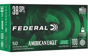 Federal American Eagle 38 Special 100 Grain Lead Free 50 Round Ammunition