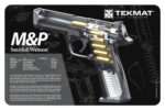 TekMat TEKR17SWMPCA S&W M&P Cutaway Cleaning Mat Multi-Color Rubber 11"x17"