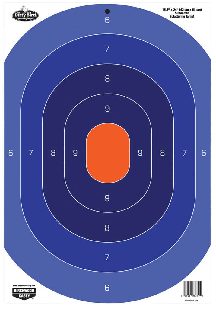 Birchwood Casey Dirty Bird Silhouette Tagboard Target 16.5 x 24 Inch 3 Pack