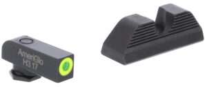 AmeriGlo GL352 Protector Green Tritium Sight Set for Glock