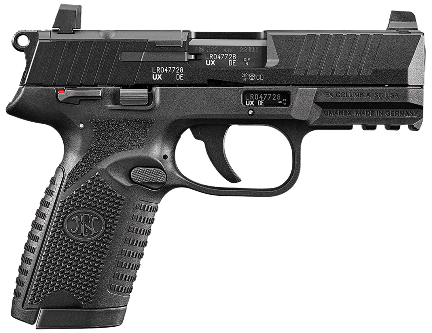 FN America 502 22 LR 10 Round Black Pistol 1 FN America 502 22 LR 10 Round Black Pistol