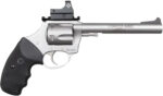 Charter Arms 74465 Mastiff Target Large Frame 44 Special 5rd 6" Stainless Steel Barrel, Cylinder & Frame, Sightmark Micro Optic, Picatinny Rail, Black Rubber Grip, Exposed Hammer