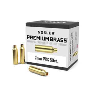 Nosler 7mm PRC Unprimed Rifle Brass Reloading Cases 50 Count