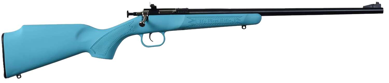 Crickett KSA302 My First Rifle 22 S/L/LR Single Shot 16.10" Blued Barrel & Receiver, Blue Synthetic Fixed Stock 1 Crickett KSA302 My First Rifle 22 S/L/LR Single Shot 16.10" Blued Barrel & Receiver, Blue Synthetic Fixed Stock