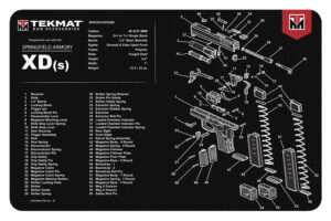 TekMat Springfield Armory XDs 17 Inch Cleaning Mat