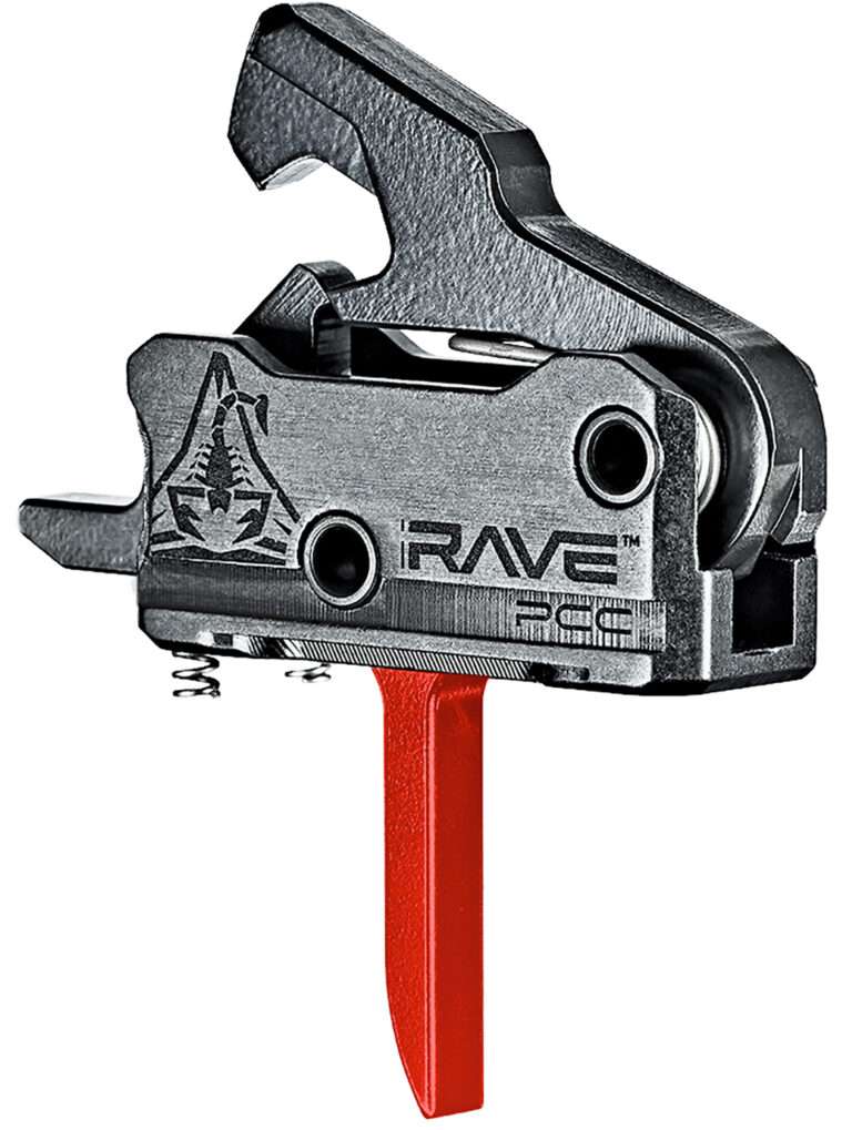 Rise Armament Rave Pistol Caliber Carbine Black Red Trigger