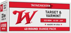 Winchester USA 223 Remington 45 Grain Jacketed Hollow Point Ammunition