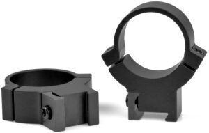 Warne Maxima Rimfire 1 Inch High 3/8"/11mm Dovetail Fixed 70/30 Split Ring Scope Accessory