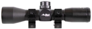 Aim Sports 4x32 Tactical Compact Rifle Scope with Mil-Dot Reticle