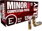 ELEY MINOR 9 COMPETITION 9MM - 124GR FMJ 50RD 20BX/CS