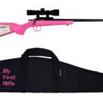 Davey Crickett G2 22 LR Pink Synthetic Bolt Action Youth Rifle