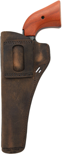 VersaCarry Revolver Outside Waistband Leather Right Hand 22 Caliber Single Action 6.5 Inch Holster