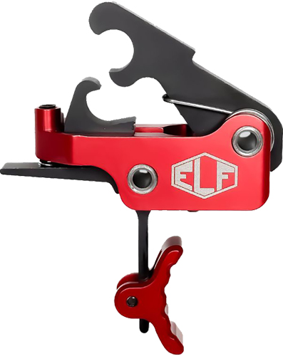 Elftmann Tactical SE AR Platform Curved Trigger 2.75-4 Pound Red Accessory