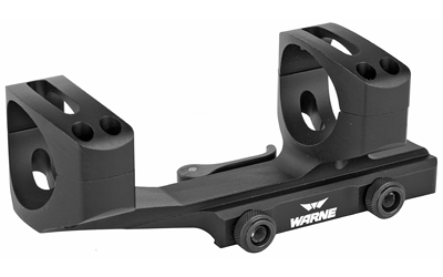 Warne Quick Detach Extended Skeletonized 34mm Black Mount