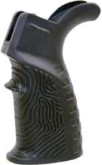 GUNTEC AR15 T37 PISTOL GRIP - RUBBER OVERMOLD BLACK