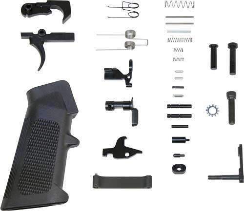Guntec USA Complete Lower Parts Kit AR15 with A2 Pistol Grip Accessory